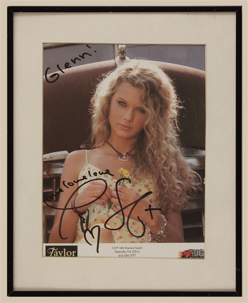 Taylor Swift Signed & Inscribed Photograph