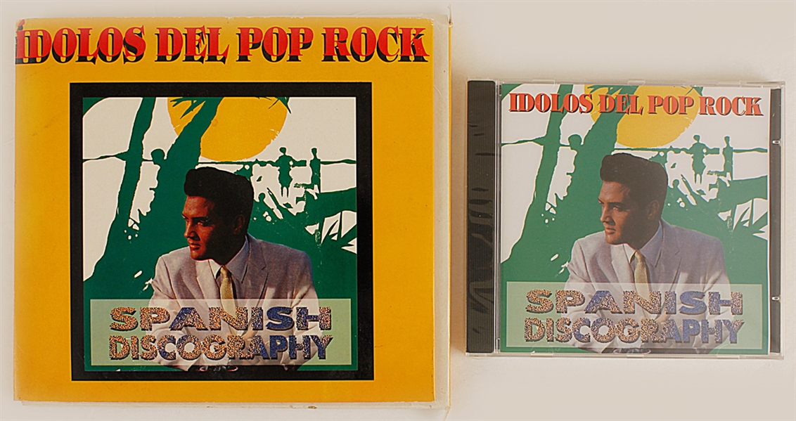 Elvis Presley Rare Spanish "Idolos Del Pop Rock" C.D.