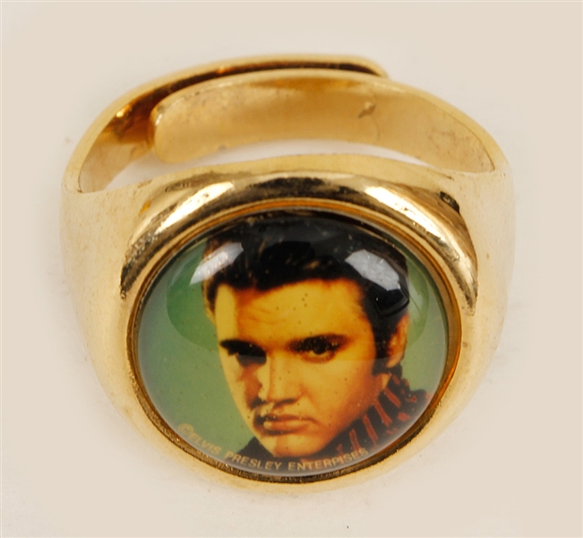 Elvis Presley 1950s Picture Ring