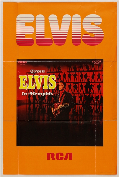 Elvis Presley "From Elvis In Memphis" Original RCA Album Poster