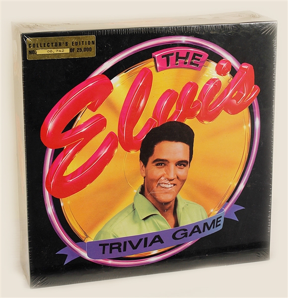 Elvis Presley Original "The Elvis Trivia Game" Limited Edition Collectors Edition Game