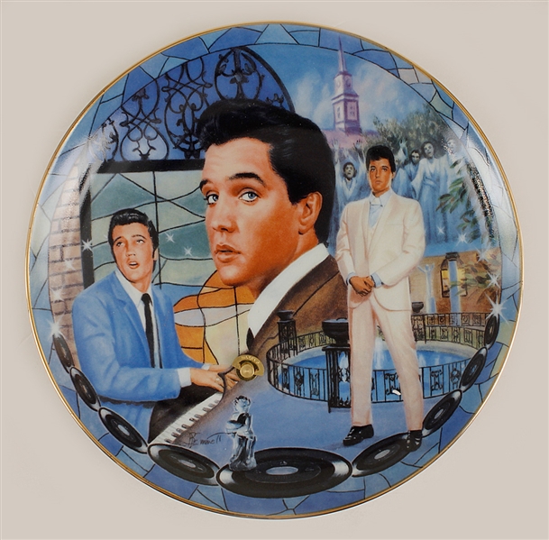 Elvis Presley Original "Gospel in His Soul" Bradford Exchange Limited Edition Collectors Plate