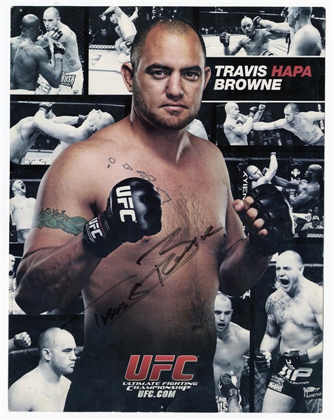 Travis Browne Signed Picture Card