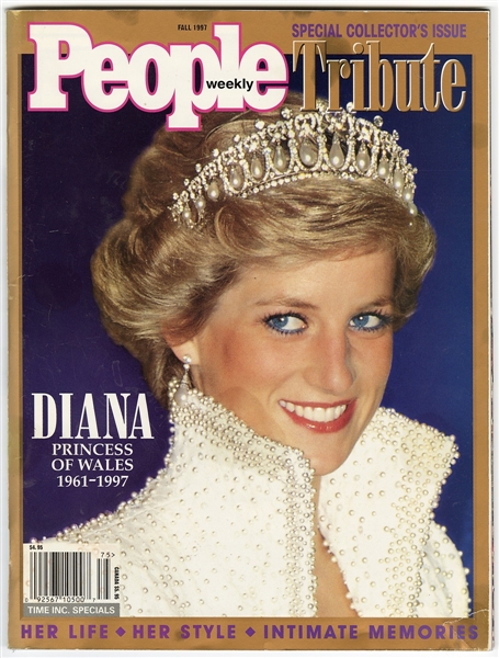 Michael Jacksons Personally Owned Princess Diana People Magazine Collectors Tribute Issue