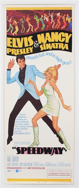 Elvis Presley Original "Speedway" U.S. Movie Insert Poster