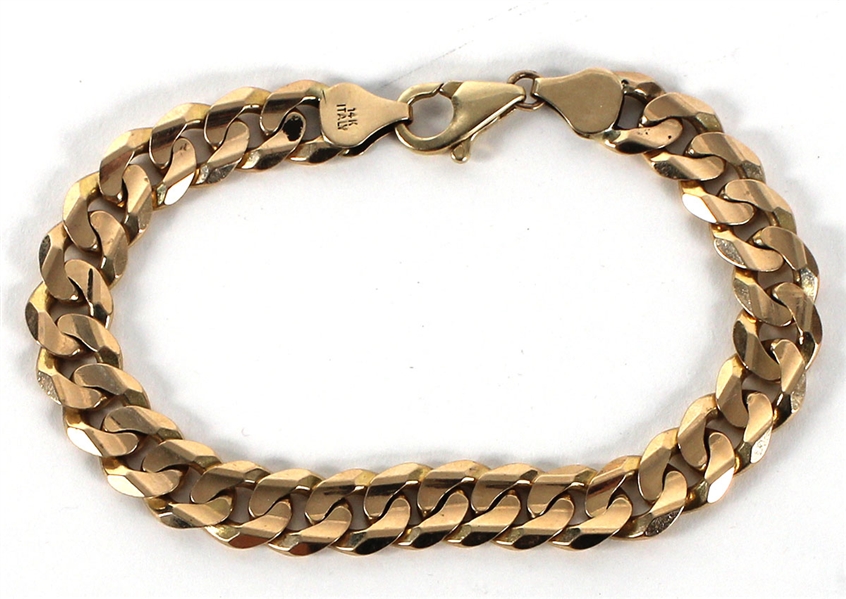 Tupac Shakurs Owned and Worn 14kt Gold Bracelet 
