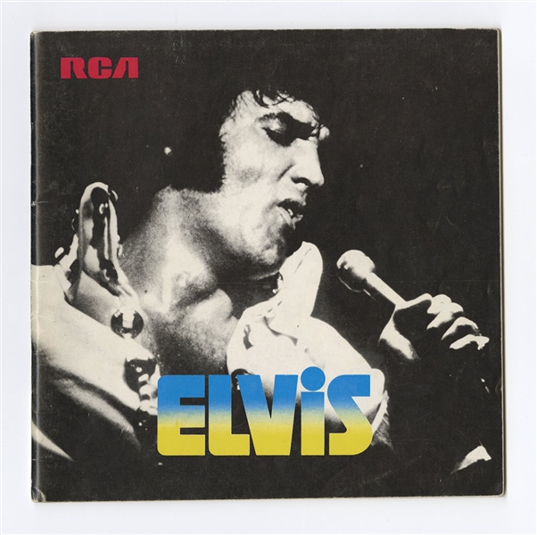 Elvis Presley Original RCA Japanese Record Catalog Booklet