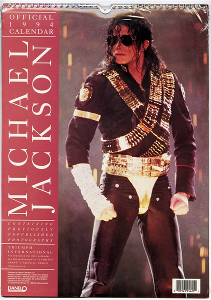 Michael Jackson Official 1994 Unopened Calendar