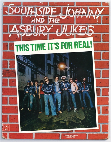 Southside Johnny and the Asbury Jukes "This Time Its For Real!" Original Two-Sided In-Store  Promotional Poster 