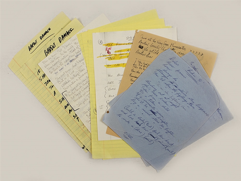Jack Bruce and Corky Laing Original Handwritten Lyrics Archive