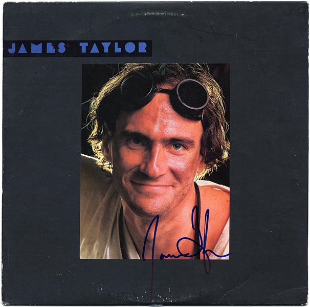 James Taylor Signed "Dad Loves His Work" Album
