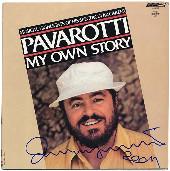 Luciano Pavarotti Signed "Pavarotti My Own Story" Album