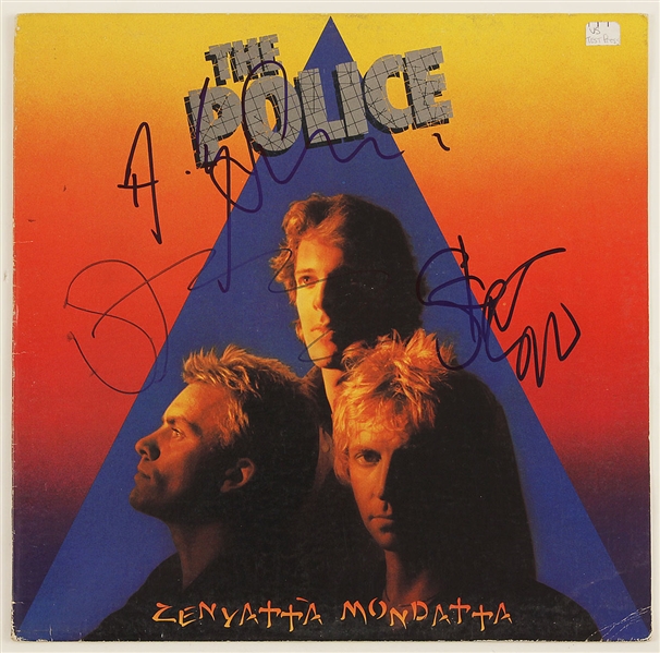 The Police Signed "Zenyatta Mondatta" Album 