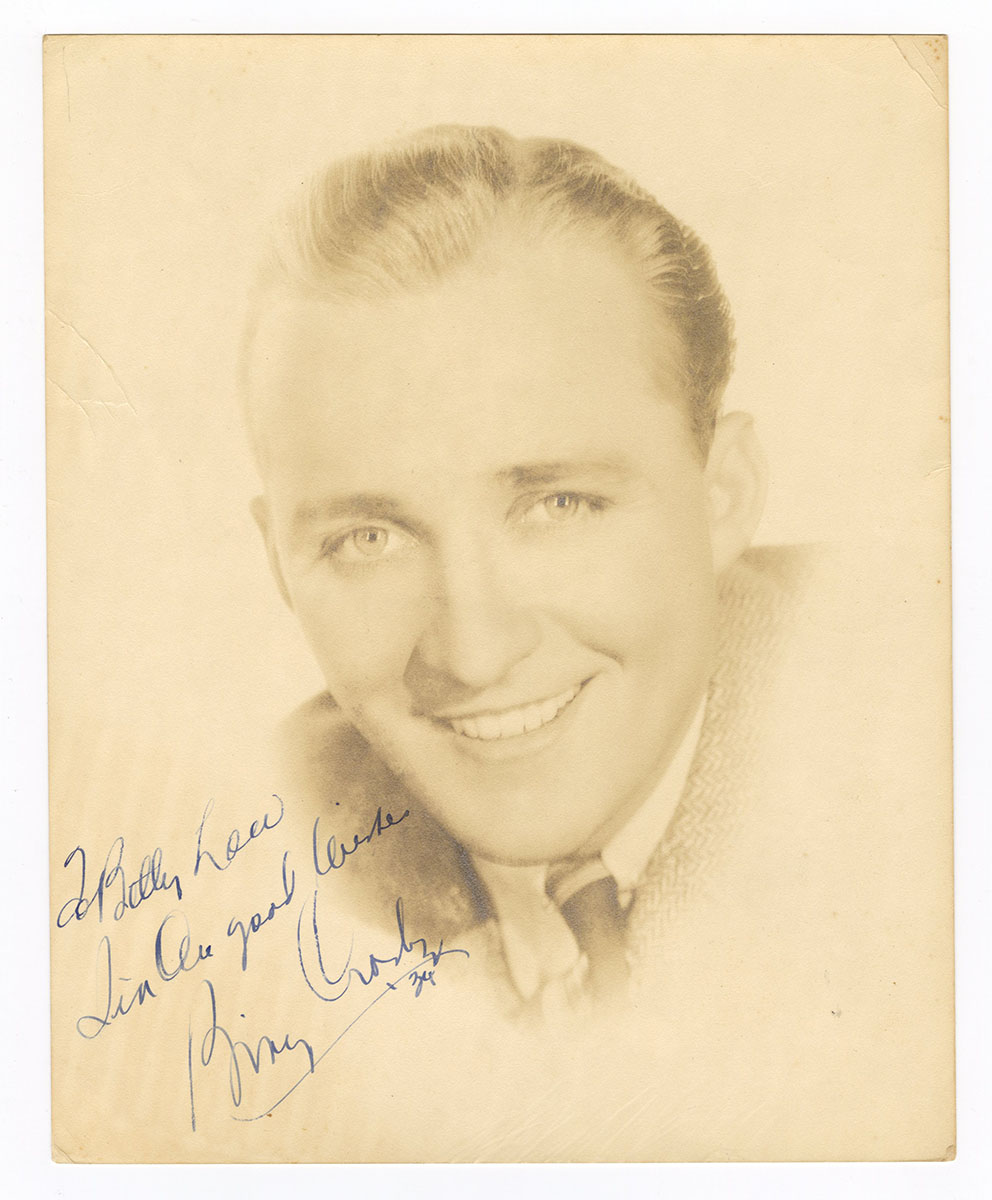 Bing Crosby Signed Photograph JSA Authentication | Barnebys