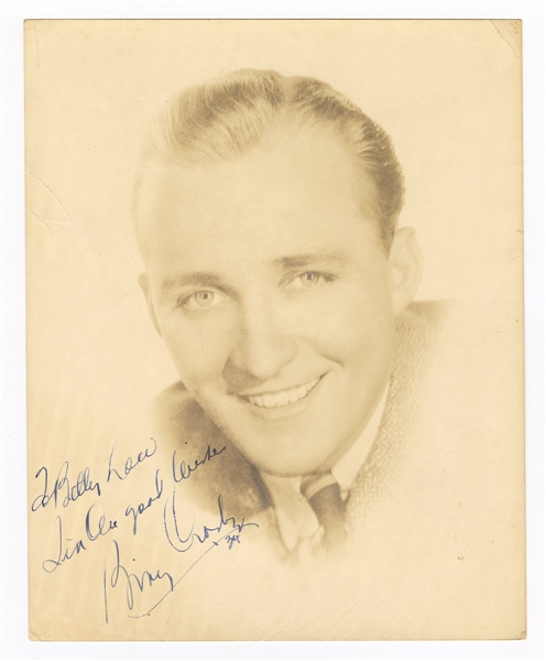 Bing Crosby Signed Photograph JSA Authentication