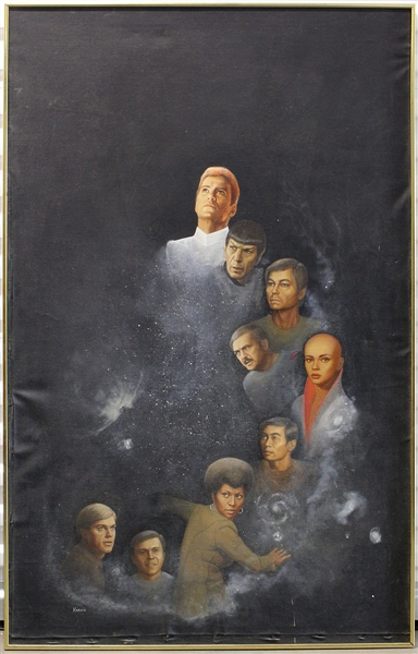 Star Trek Original Painting Signed by Kabrin