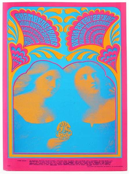 Chambers Brothers Original 1967 Avalon Ballroom Concert Poster