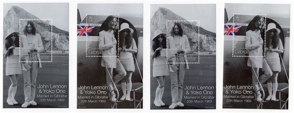John & Yoko 30th Wedding Anniversary Commemorative Stamps