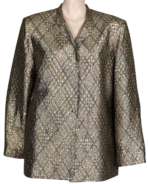 Aretha Franklin Owned & Worn Multi-Colored Gold Jacket
