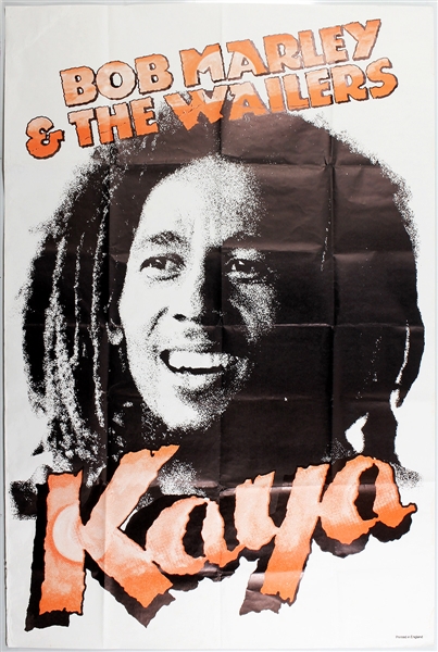 Bob Marley & The Wailers Original Over-Sized "Kaya" One-Sheet Promotional Poster