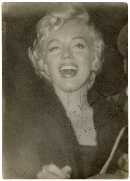 Marilyn Monroe Signed Original Photograph JSA LOA