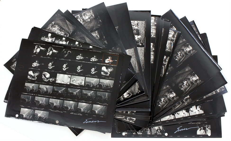 Fleetwood Mac Original Contact Sheet and Photograph Archive: Worthington, Hurrell and Emerson