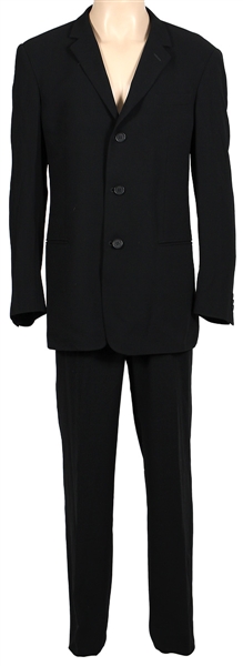 George Michael "25 Live World Tour" Stage Worn Emporio Armani Custom Black Suit