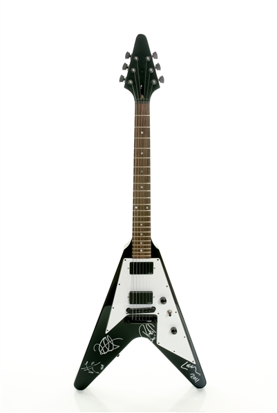 Kirk Hammett Owned, Played & Signed Gibson Flying “V” Guitar