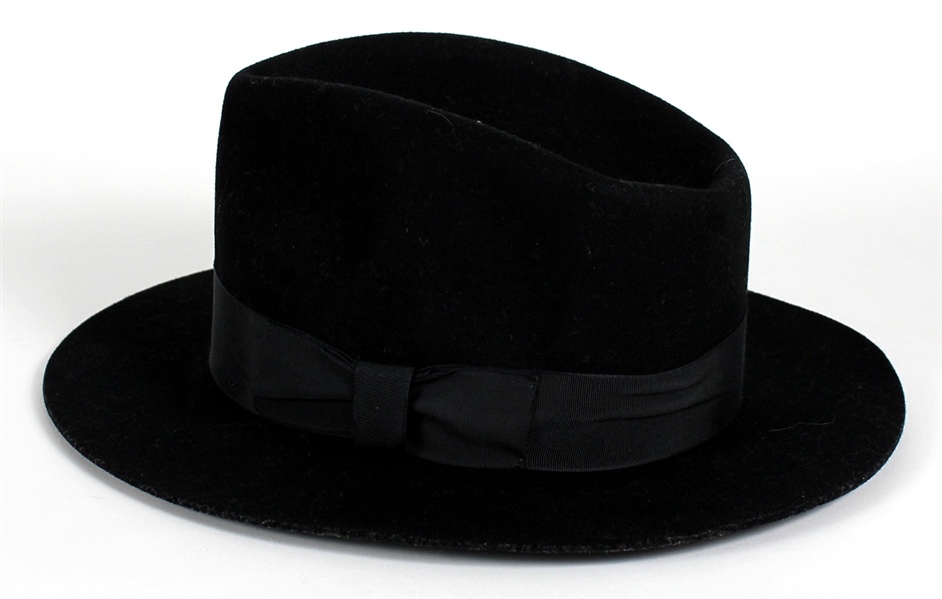 Michael Jackson Stage Used Black Fedora Gifted to Dr. Arnold Klein