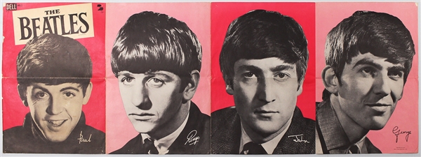 Beatles Original “Dell” Poster Circa 1963-64