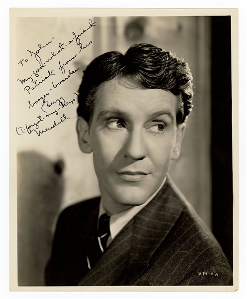 Burgess Meredith Signed Photograph JSA Authentication