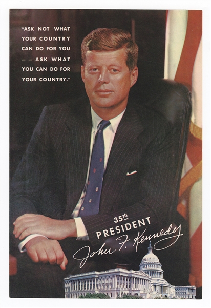 John F. Kennedy Original Memorial Postcards