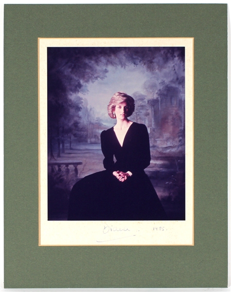 Princess Diana of Wales Signed Official Portrait
