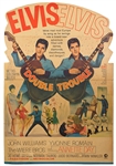 Elvis Presley "Double Trouble" Original Over-Sized Cardboard Movie Theater Display