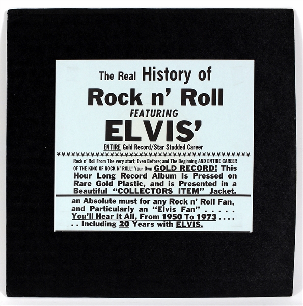 Elvis Presley “Candelite Records” Rare Gold Wax LP