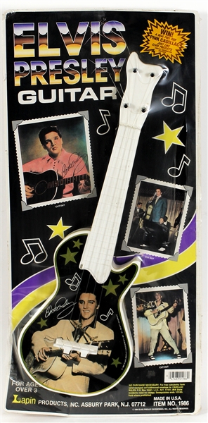 Elvis Presley Original Large Plastic Toy Guitar in Package
