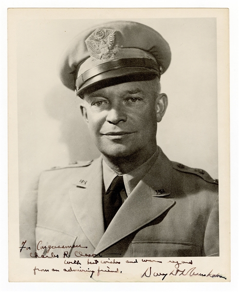 Dwight D. Eisenhower Signed and Inscribed Photograph JSA LOA