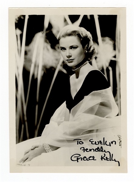 Grace Kelly Signed and Inscribed Photograph JSA LOA