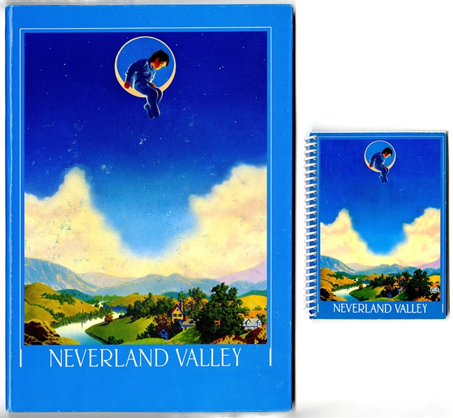 Michael Jackson Personally Owned Neverland Valley Guest Welcome Book and Notebook