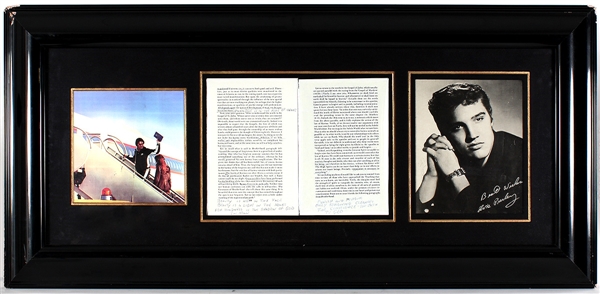 Elvis Presley Hand-Annotated, Signed and Inscribed "Letters of Helena Roerich 1935-1939" Book Pages