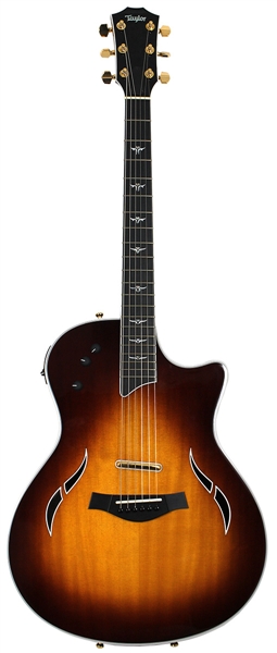 Eric Clapton Personally Owned and Played Custom Taylor Sunburst Guitar from His Personal Collection