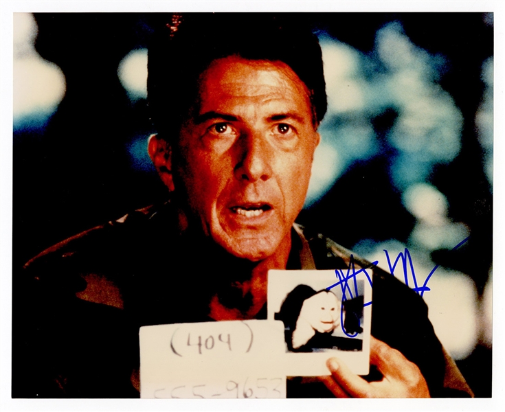 Dustin Hoffman Signed "Outbreak" Photograph Beckett COA