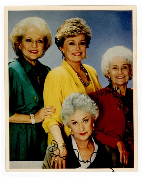 "Golden Girls" Photograph Signed by Estelle Getty and Bea Arthur Beckett COA