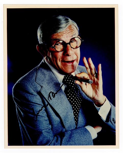 George Burns Signed Photograph Beckett COA