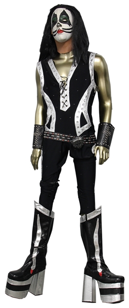 KISS Peter Criss Reproduction Stage Costume and Mannequin