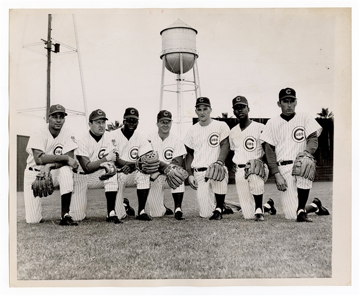 Chicago Cubs Outfielders 64 Season Photograph
