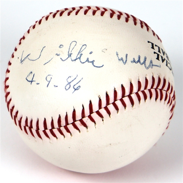 Willie Wells Negro League Signed Baseball