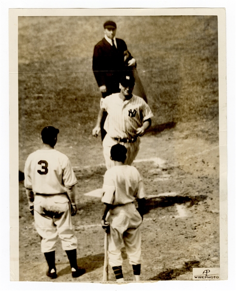Lou Gehrig 1937 All-Star Game Photograph