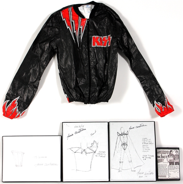 KISS Tour Jacket style with Marie Contessa Kiss Costume Designs.