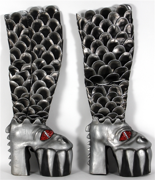 KISS Iconic Gene Simmons Reproduction Dragon Boots